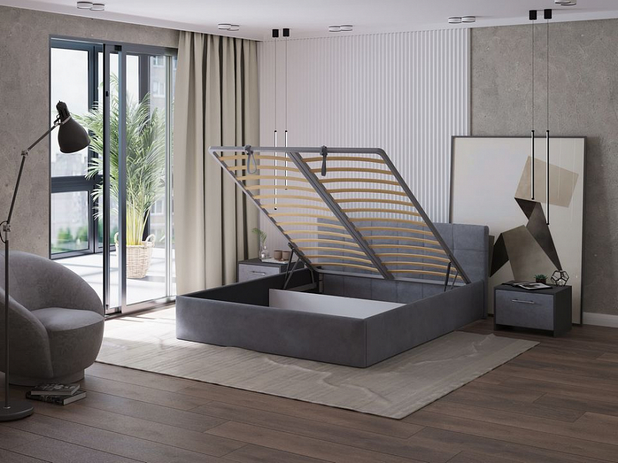 Кровать Domo с бельевым ящиком